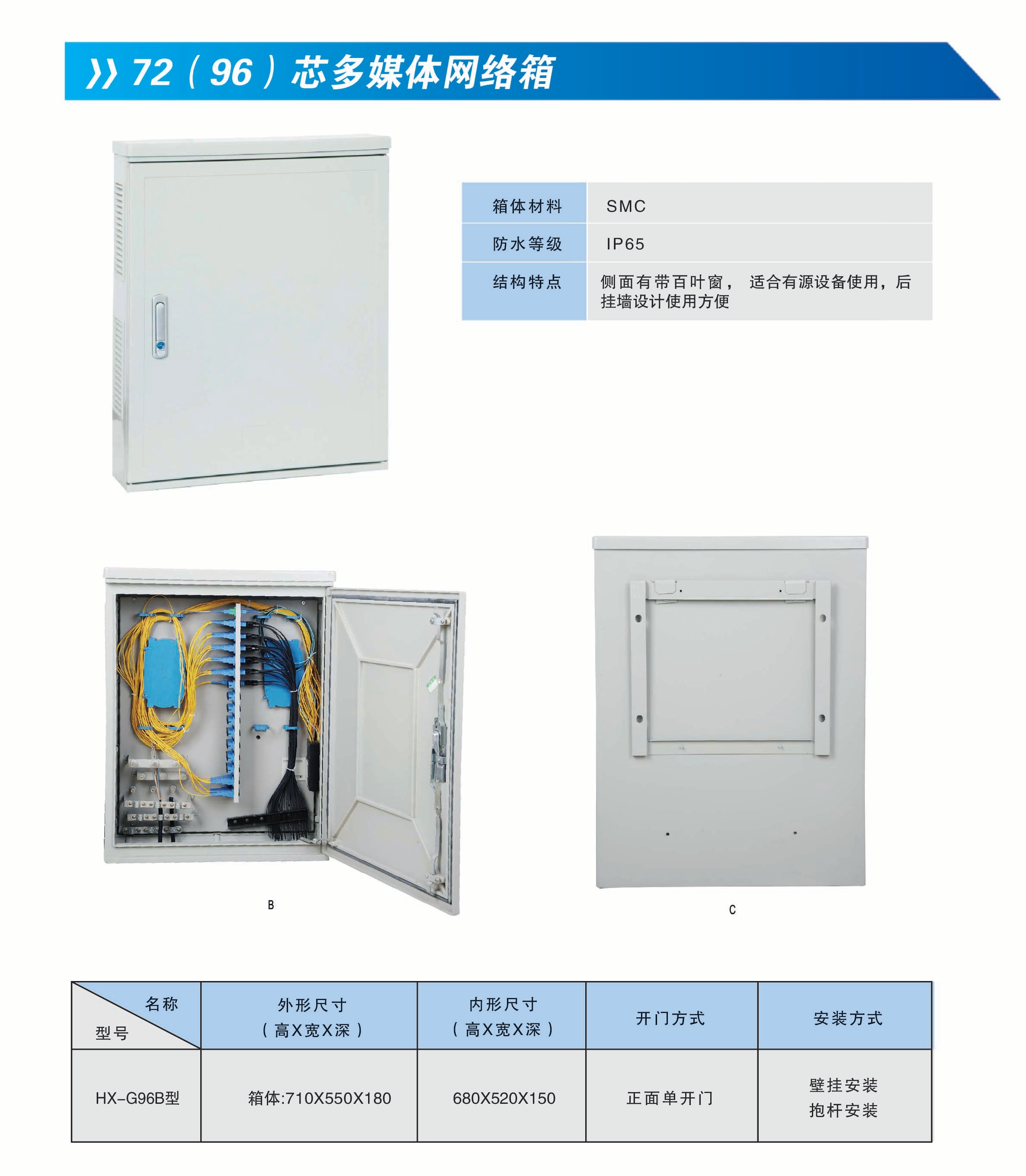 72芯多(duō)媒體(tǐ)網絡箱